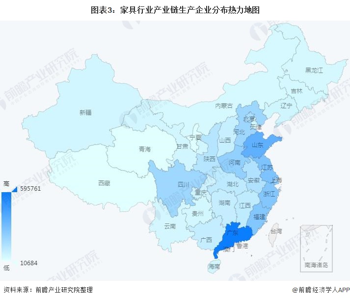 j9com九游会【干货】家具行业产业链全景梳理及区域热力地图(图3)